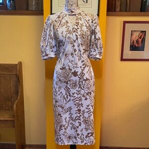 New York & Company Floral Midi Dress